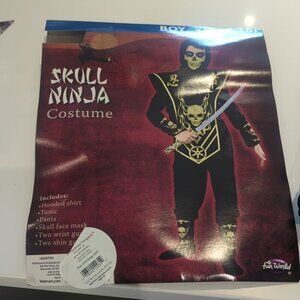 Skull Ninja Teen Costume for Boys - Size 14-16 NWT